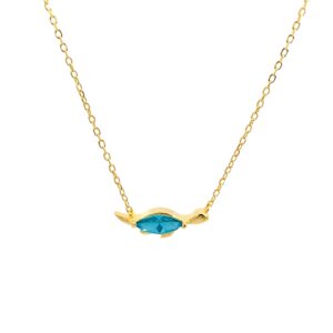 Ασημένιο Επιχρυσωμένο Κολιέ 925 - Image 1