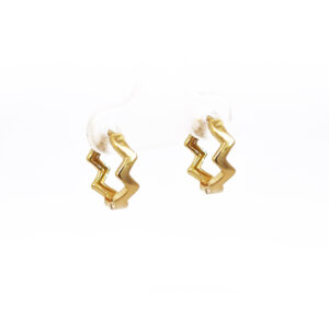 Ασημένια Επιχρυσωμένα Σκουλαρίκια 925 - Image 1