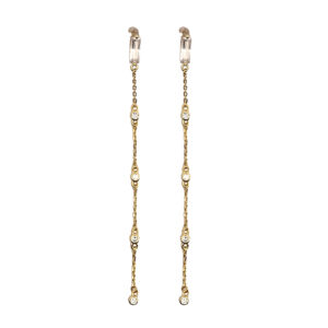 Ασημένια Επιχρυσωμένα Σκουλαρίκια 925 - Image 1