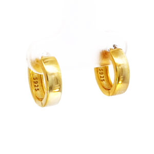 Ασημένια Επιχρυσωμένα Σκουλαρίκια 925 - Image 1