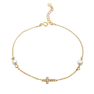 Ασημένιο Επιχρυσωμένο Βραχιόλι 925 - Image 1