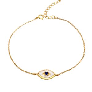 Ασημένιο Επιχρυσωμένο Βραχιόλι 925 - Image 1