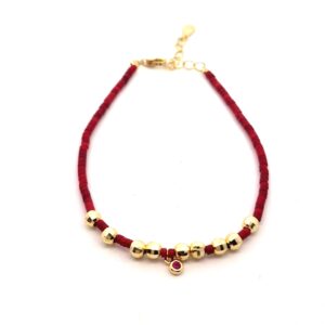 Ασημένιο Επιχρυσωμένο Βραχιόλι 925 - Image 1