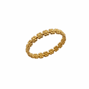 Ασημένιο Επιχρυσωμένο Δαχτυλίδι 925 - Image 1