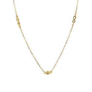 Ασημένιο Επιχρυσωμένο Κολιέ 925 - Image 1