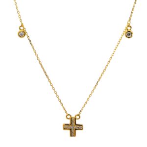 Ασημένιο Επιχρυσωμένο Κολιέ 925 - Image 1