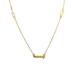 Ασημένιο Επιχρυσωμένο Κολιέ 925 - Image 1