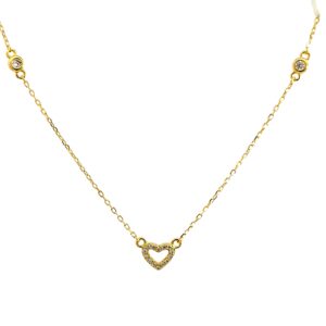 Ασημένιο Επιχρυσωμένο Κολιέ 925 - Image 1