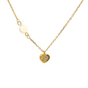 Ασημένιο Επιχρυσωμένο Κολιέ 925 - Image 1