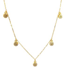 Ασημένιο Επιχρυσωμένο Κολιέ 925 - Image 1