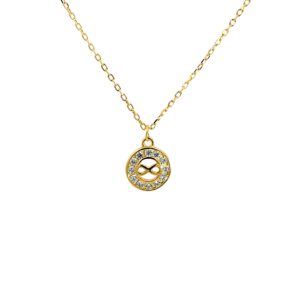 Ασημένιο Επιχρυσωμένο Κολιέ 925 - Image 1