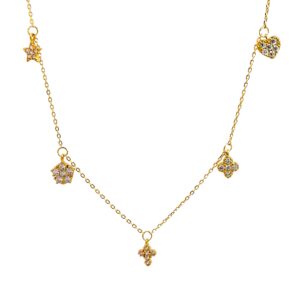 Ασημένιο Επιχρυσωμένο Κολιέ 925 - Image 1