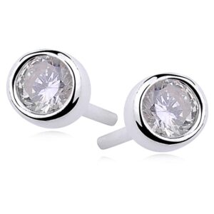 Sofia - Ασημένια Σκουλαρίκια (925) με Ζιργκον - Image 1