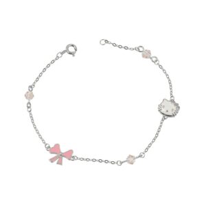 Hello Kitty Παιδικό Βραχιόλι 925 - Image 1