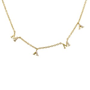 Γυναικείο Κολιέ Μαμά 925 Χρυσό - Image 1