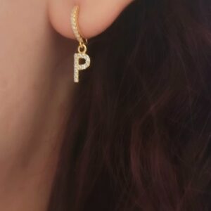 Ασημένια Επιχρυσωμένα Σκουλαρίκια 925 - Image 1