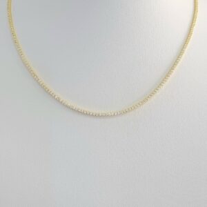 Ασημένιο Επιχρυσωμένο Κολιέ 925 - Image 1