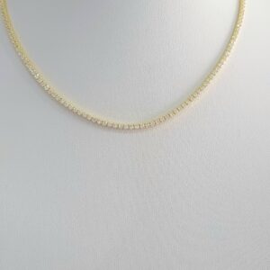 Ασημένιο Επιχρυσωμένο Κολιέ 925 - Image 1