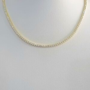 Ασημένιο Επιχρυσωμένο Κολιέ 925 - Image 1